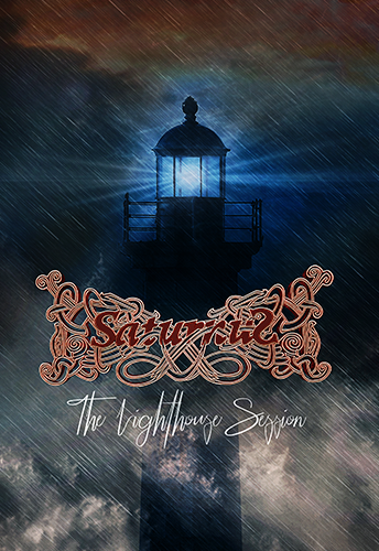 Main tour gig poster for Saturnus, promoting Lighthouse Sessions EP
